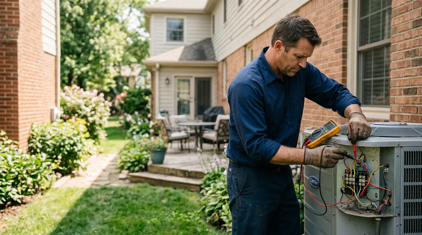 HVAC technician working near Tekonsha, MI